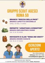 Iscrizioni Gruppo Scout 2025-26